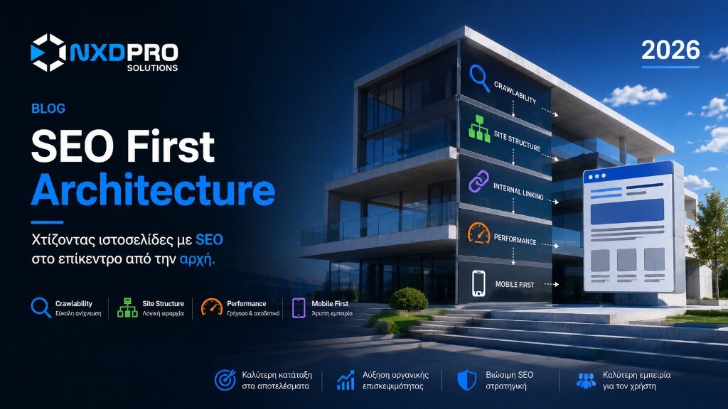SEO-first architecture: 11 αποφάσεις πριν την πρώτη γραμμή κώδικα